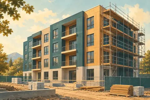 Decorative themed illustration for the Low-Income Housing Tax Credit page